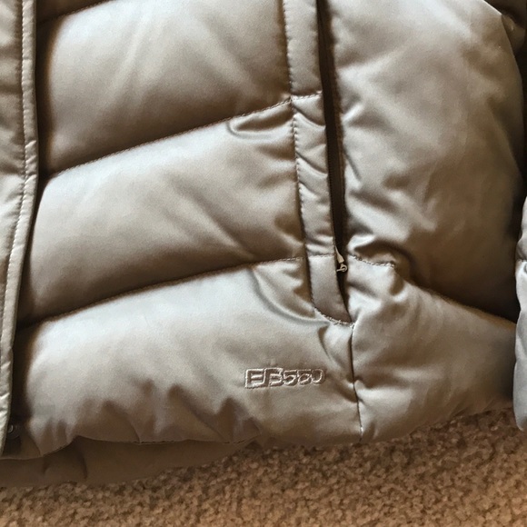 Eddie Bauer Gold Brown 550 Goose Down Jacket - Picture 2 of 4
